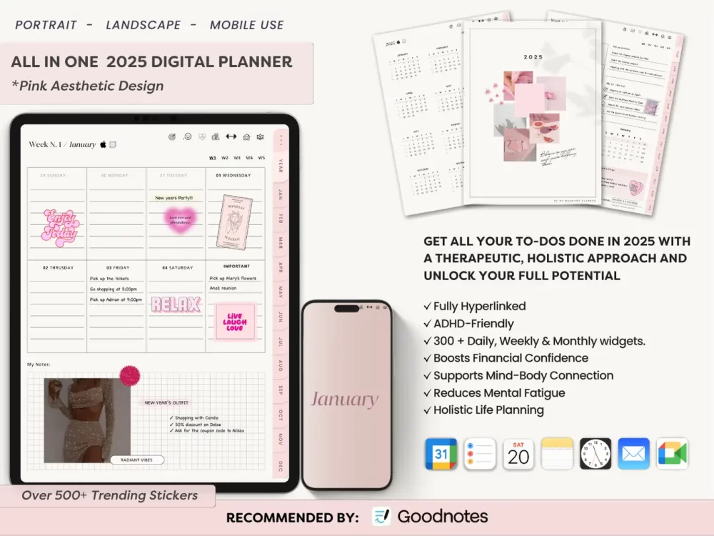 All-In-One 2025 Digital Planner - Image 2