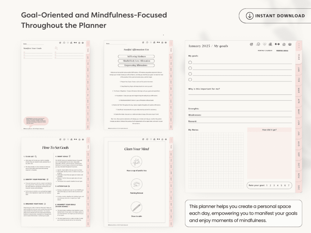 All-In-One 2025 Digital Planner - Image 4